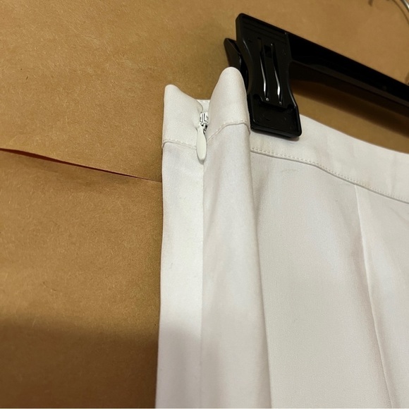 Robert Rodriguez | NWT Kuba Embroidered Midi Skirt Tiered Mesh White Size 10 - Picture 13 of 14